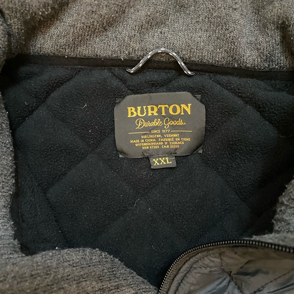 Mens Burton Mid weight Fleece Jacket XXL - Picture 2 of 4
